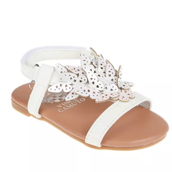 Vince Camuto Other - VINCE CAMUTO Toddler Girls Sandals with Delicate Butterflies Brand New Size 5
